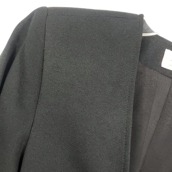 Classic Directions Women's Size 8 Black Lined One Button Suit Coat Jacket Blazer - Picture 3 of 10